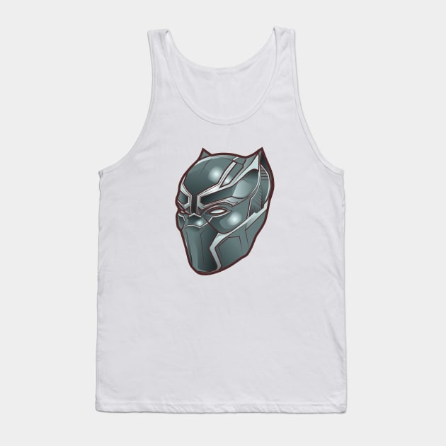 Black Panther Tank Top by dbcreations25